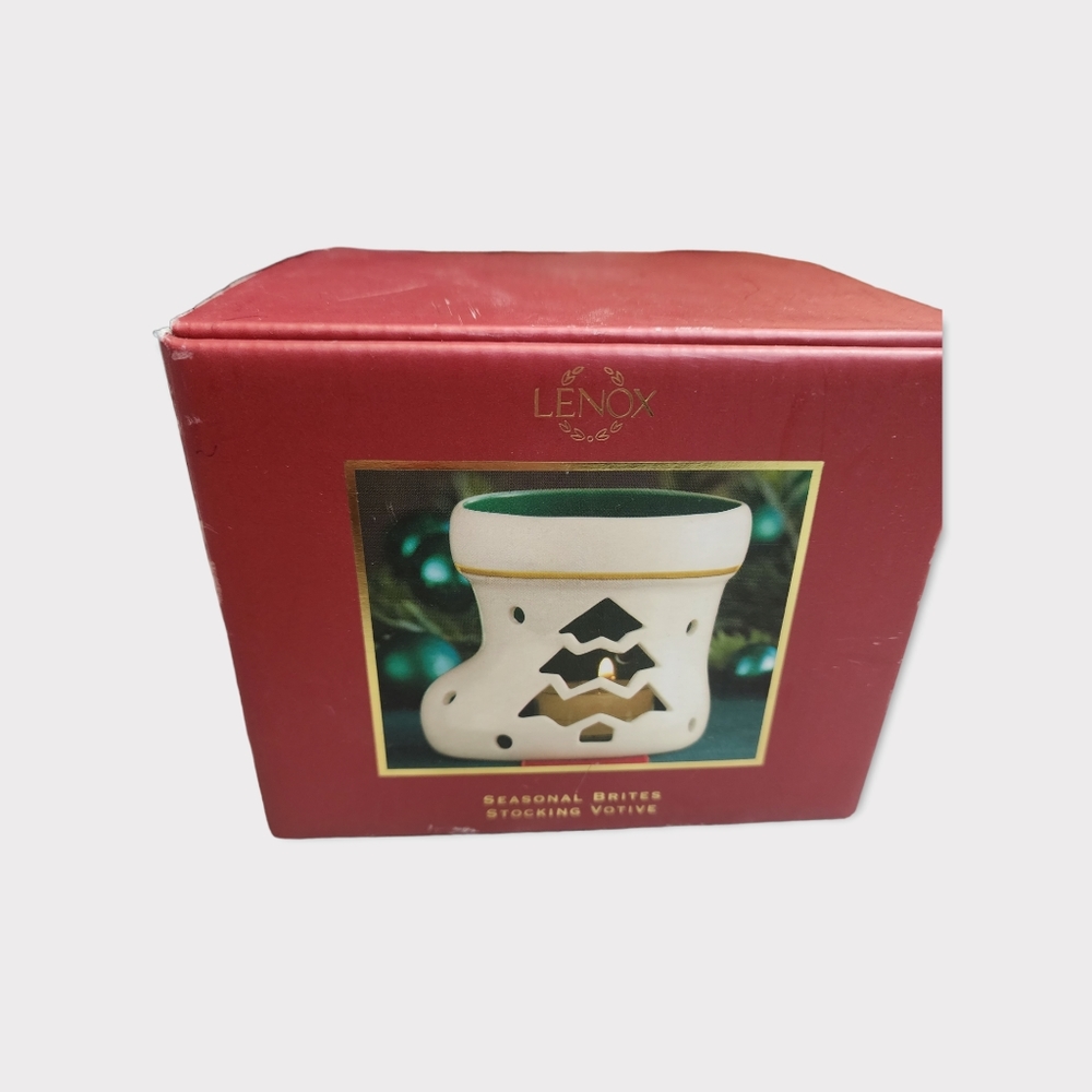 Lenox stocking votive‎ holder